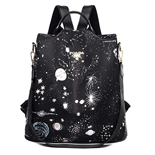 Sac à dos étudiant motif ciel étoilé idéal pour le lycée et les sorties