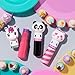 Lip Smacker Lippy Pals, Set of 3 Flavored Moisturizing & Smoothing Soft Shine Lip Balm, Hydrating & Protecting Fun Tasty Flavors ,Cruelty-Free & Vegan - Unicorn, Panda and kitten