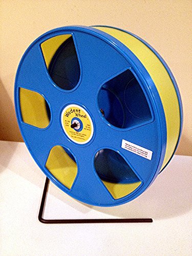 JUNIOR WODENT WHEEL 8" (YELLOW WITH BLUE PANELS)