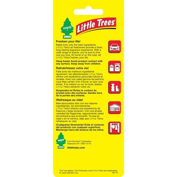 Image of Little Trees Blackberry Clove Air Freshener (Pack of 3) | Sweet & Spicy Fragrance | Iconic Tree Hanging Design | For Car, Home, Wardrobe | Imported from USA