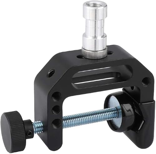 Miniatura 5 de CAMVATE Abrazadera en C robusta con puntos de montaje de tornillo de rosca macho y hembra de 14" y 38" (tipo universal) - 2474