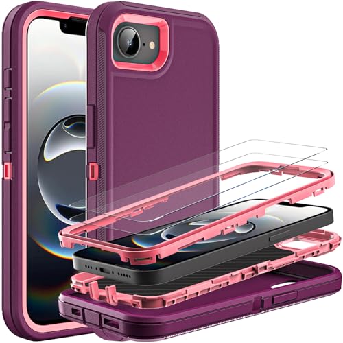 YKHJKLEC iPhone 16epP[X ~^[O[h 3C1 ϋv ϏՌ/h~/hoP[X KXXN[veN^[2t (p[v/sN)