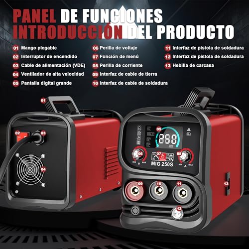 Comparativas de Mini soldadora de microalambre los mejores 5. 2 Comparativas de Mini soldadora de microalambre los mejores 5. 2
