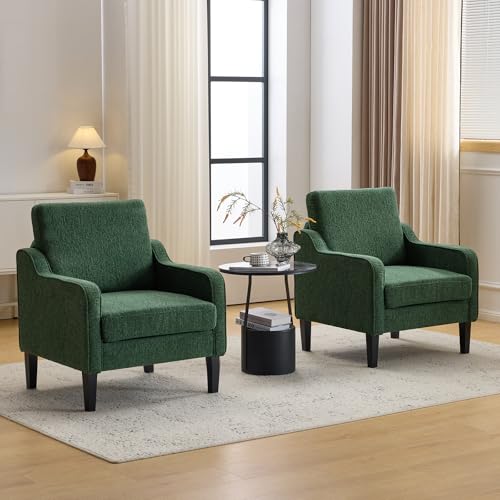 Image of VINGLI Accent Chairs Set of 2, Modern Traditional Armchair for Living Room