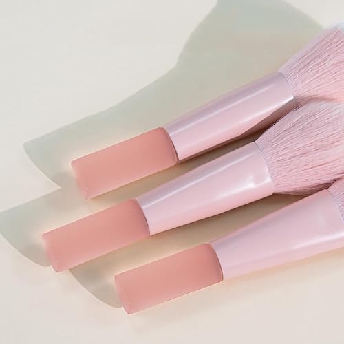 Miniatura 3 de COSHINE Juego de brochas de maquillaje de viaje rosa, portátil, 10 piezas, fácil de tomar, mini función completa, kit de brochas cosméticas con