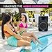 Altec Lansing Portable Speaker SOUNDROVER PRO 650, 650W Peak Power, Bi-Amplified, LED Lighting, Wireless Mic Included, Aux Input, Wall Powered Perfect for Parties, DJ and Karaoke
