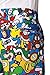 OppoSuits Crazy Prom Suits for Men – Super Mario – Comes with Jacket, Pants and Tie in Funny Designs Men's Costume D39, Multicolored, 44
