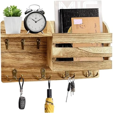 Armoire à clés Wenosda en bois Cover