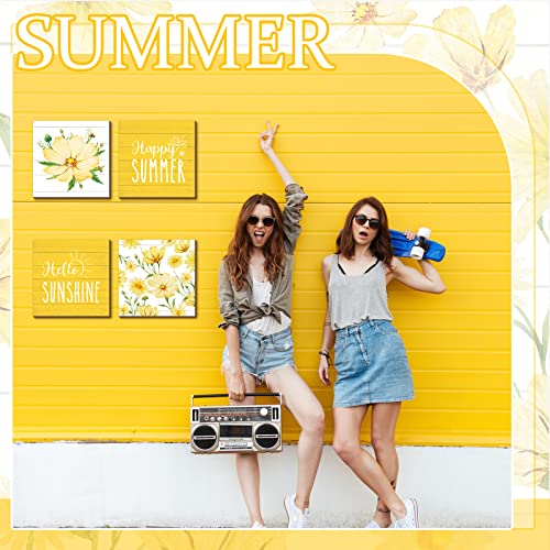 4-Pcs-Hello-Summer-Sign-Rustic-Wood-Decor-Farmhouse-Daisy-Summer-Decor-Welcome-Summer-Wall-Hanging-Plaque-Wooden-Wall-Decor-for-Home-Front-Door-Kitchen-Office-School-787-x-787-Inch 4 Pcs Hello Summer Sign Rustic Wood Decor Farmhouse Daisy Summer Decor Welcome Summer Wall Hanging Plaque Wooden Wall Decor for Home Front Door Kitchen Office School 787 x 787 Inch