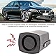 Aramox Car Buzzer Alarm, Rückwärts Piepser Auto, Universal 12V Rückfahrsummer 115db Auto Rückfahralarm Backup Horn Beeper Summer Schwarz