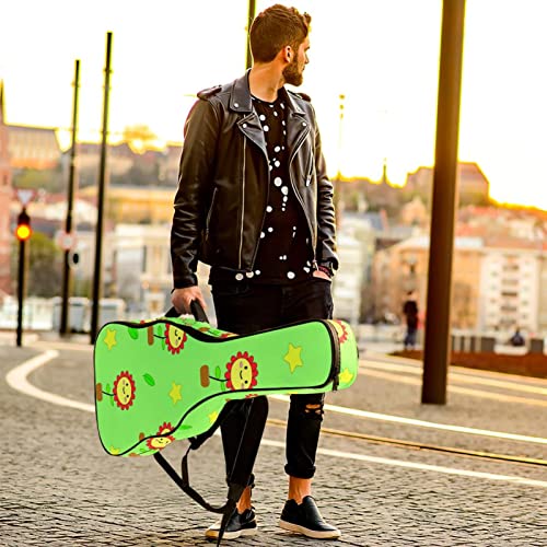 Housse imperméable pour guitare acoustique avec double bandoulière et poche Motif floral, Multicolore 01., 42.9×16.9×4.7… - Les Beatles, Paul McCartney, John Lennon, RIngo Starr, George Harrison Housse imperméable pour guitare acoustique avec double bandoulière et poche Motif floral, Multicolore 01., 42.9x16.9x4.7… – Image 7
