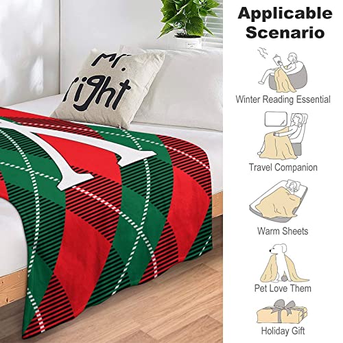 Couverture plaid buffle initiale X plaid flanelle doux lit canapé 178x203cm - 5