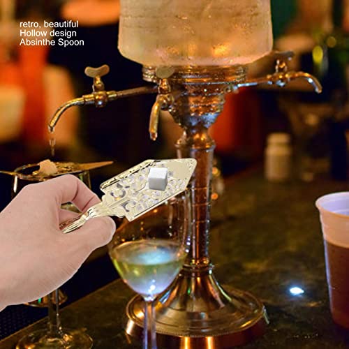 image for Zerodis Absinthe Spoon, Stainless Steel Absinthe Spoons Vintage Hollow