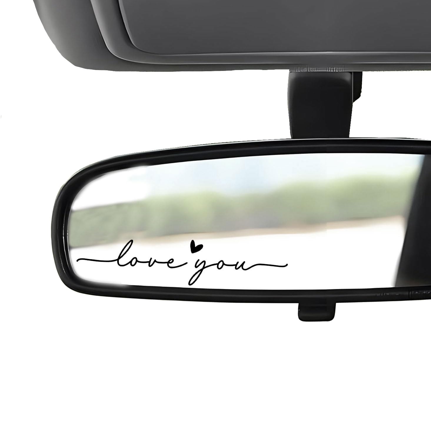 3 x Love You Rearview Mirror Decal Water Bottle Stickers Affirmation Reminder Sticker Laptop Bumper Sticker Tumbler Vinyl Sticker Car Mirror Decal New