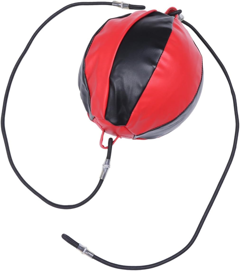 Holibanna Boxing Punch Ball Speed Bag for Agility Training and Reflex Training Red Pu Material with Easy Targeting and Good Rebounds Random Color