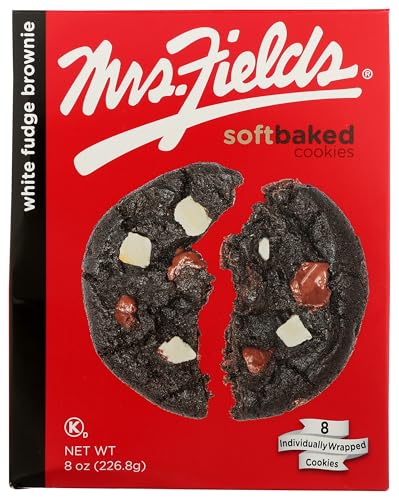 MRS. FIELDS SOFT BAKED COOKIES WHITE FUDGE BROWNIE - 8 oz - 8 Count