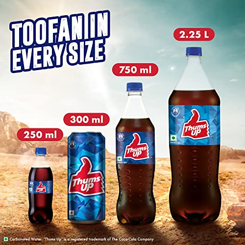 Image of Thums Up Soft Drink Can, 300 ml