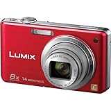 Panasonic Lumix DMC-FH20 14.1 MP Digital Camera with 8x Optical Image Stabilized Zoom and 2.7-Inch LCD (Red)