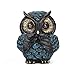 Owl figurine and sculptures for shelf decor accents,3 wise Owl statue for living room bedroom decoration,Retro animal decor,boho gift for women bird lover,see no evil hear no evil speak no evil