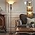 70" Torchiere Floor Lamp with NightLight - Victorian Style Standing Lamp for Living Room, Bedroom, Office - Retro Floor Lamps with Rotary Switch & Etched Glass Shade, Home Decor, Bulb Included