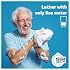 Scrubzz Disposable Rinse Free Bathing Wipes - 25 Pack - All-in-1 Single Use Shower Wipes, Simply Dampen, Lather, and Dry Without Shampoo or Rinsing