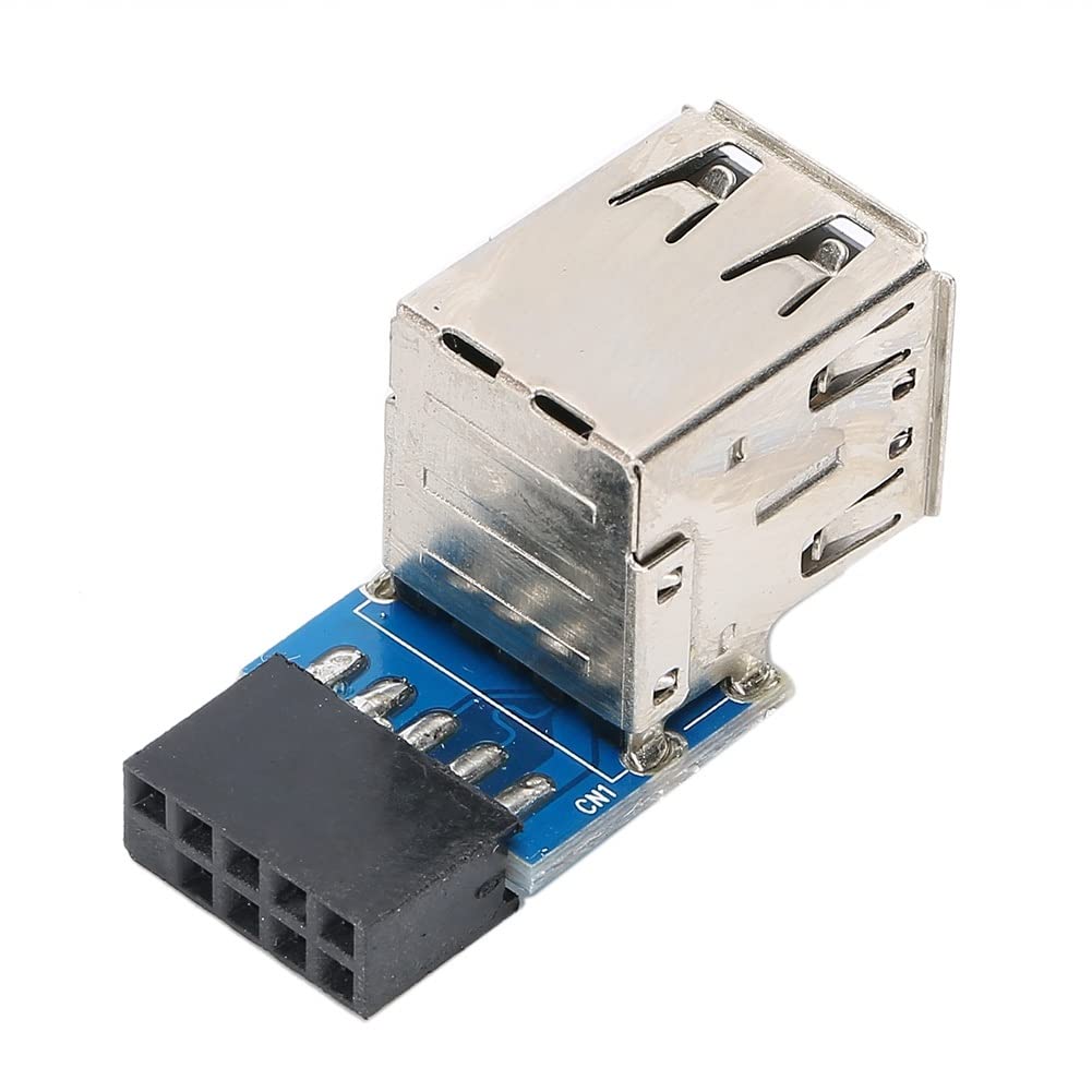 【箱付き】Addin Connector 2 WENLII ADDn Card 2 Port 9PIN Female to 2 USB 2.0 Female Connector