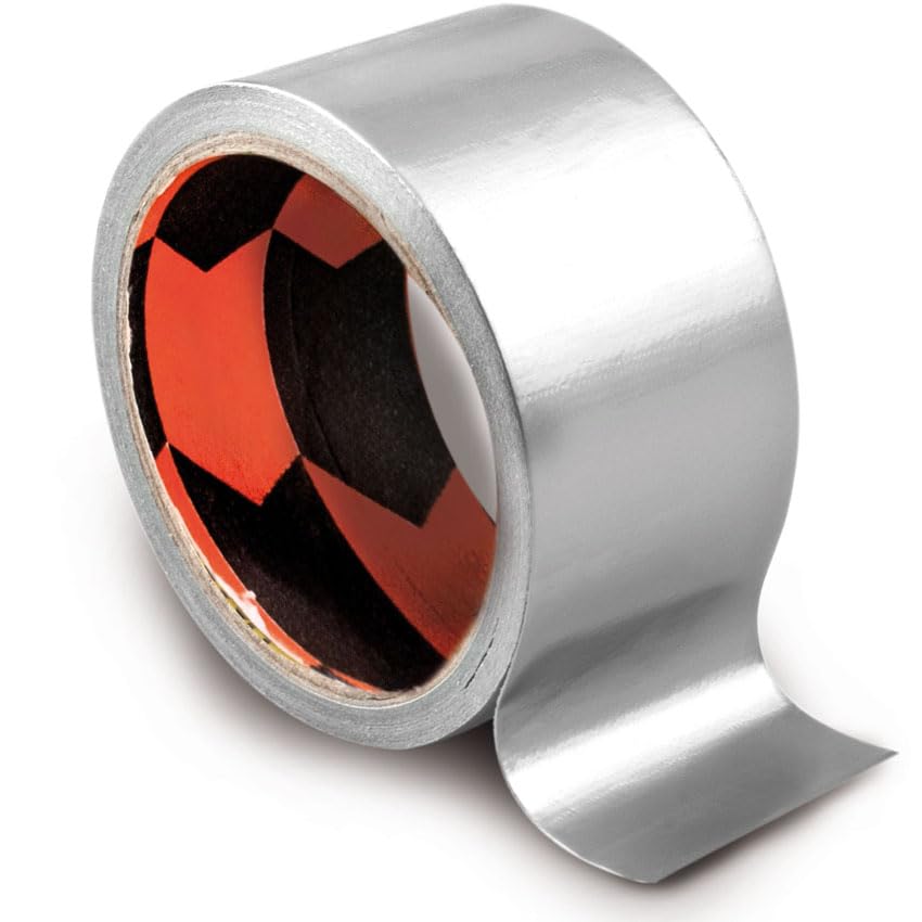 Cinta Americana Compacta 10m x 50mm Plata, alta resistencia, impermeable, ideal para reparar, sellar...