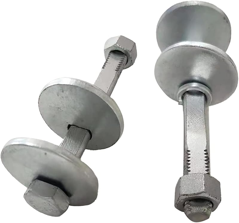 Kit de parafusos excêntricos de cambagem e cáster dianteiro HHCM K6367 para Chevy Blazer, S10 e S10 Blazer – 2 unidades