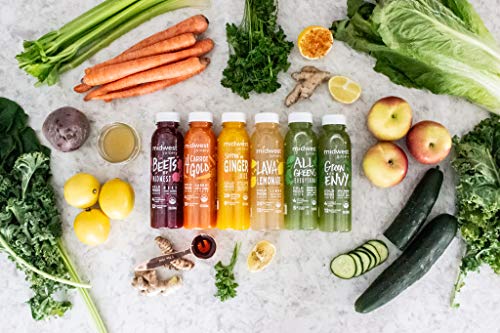 Midwest Juicery 2-Day Organic Juice Cleanse, Cold Pressed, Low Natural Sugar, 4 Servings of Vegetables and Fruit per Bottle, RAW, Nutrient Dense, 6 Flavors, Fresh Taste, Never Frozen (12 Bottles) - Thumbnail 4