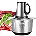 Elektryczna Maszynka Do Mielenia MięSa, 4L Rozdrabniacz Do żYwnośCi, Z 5 Warstwami 5 Ostrzy, 3-Stopniowa Regulacja, Do Kruszenia MięSa, Warzyw I Cebuli/Robienia żYwnośCi UzupełNiająCej