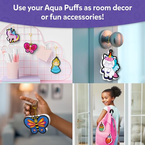 Image of Skillmatics Aqua Puffs - 3D Art Kit, Princesses & Unicorns, Mess-Free Painting Craft for Kids, DIY Colour & Inflate Activity, Travel Toys & Creative Gifts for Girls & Boys Ages 4, 5, 6, 7, 8, 9, 10
