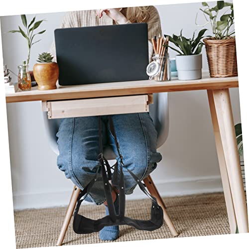 GLEAVI 1Pc Rede Apoio Para Os Pés Do Escritório Mesa Portátil Altura Ajustável Apoio Para Os Pés Cin