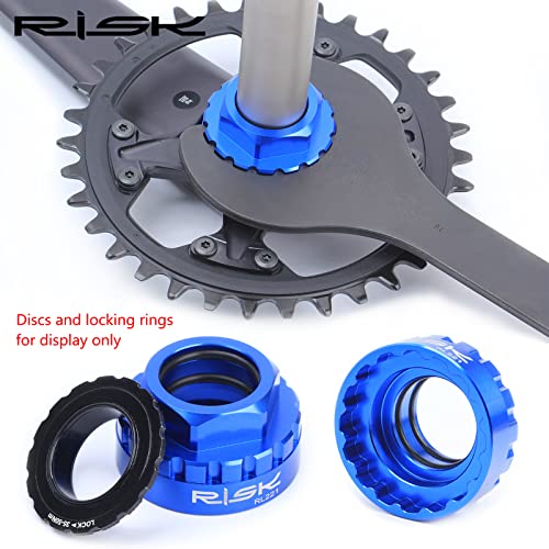 SONZUIA 12 Speed Bicycle Chainrings Lock Ring Removal Tool, Bike Direct Mount Lockring Tool for Shimano XTR 9120, M9100, M7100, XT 8100, XT SLX Mountain Bike Road