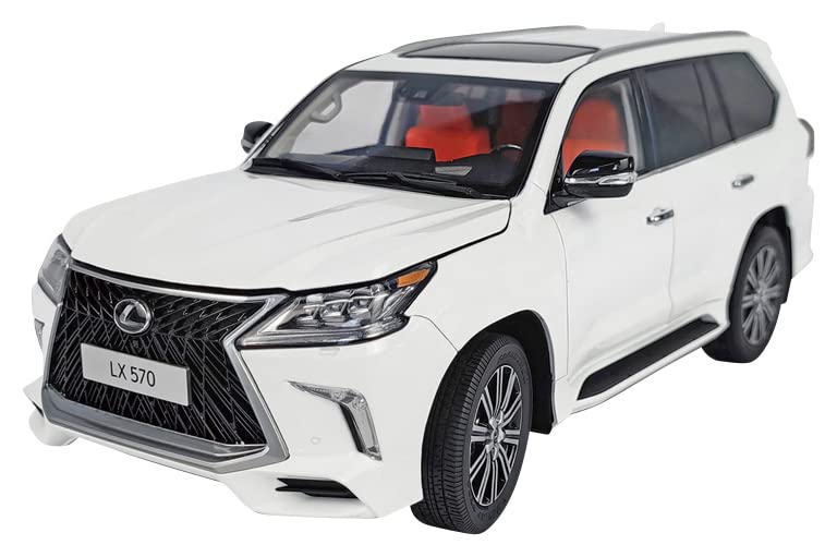 新発売 LCD 1/18 レクサス LX 570 全開閉 ホワイト ミニカー LCDモデル 1/18 レクサス LX570 ホワイト : キッドボックス