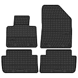 Stabilität - Der Boden der Gummimatten ist mit Noppen bedeckt. Das Anti-Rutsch-System verhindert, dass sich die Gummimatten während der Fahrt bewegen.