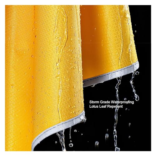 Cape de pluie pour cyclistes imperméable avec capuche ajustable S - 8