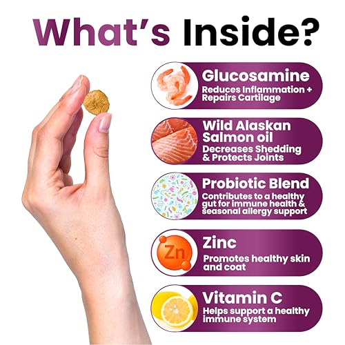 Dog Multivitamin Chewable with Glucosamine - Dog Vitamins and Supplements - Image 3
