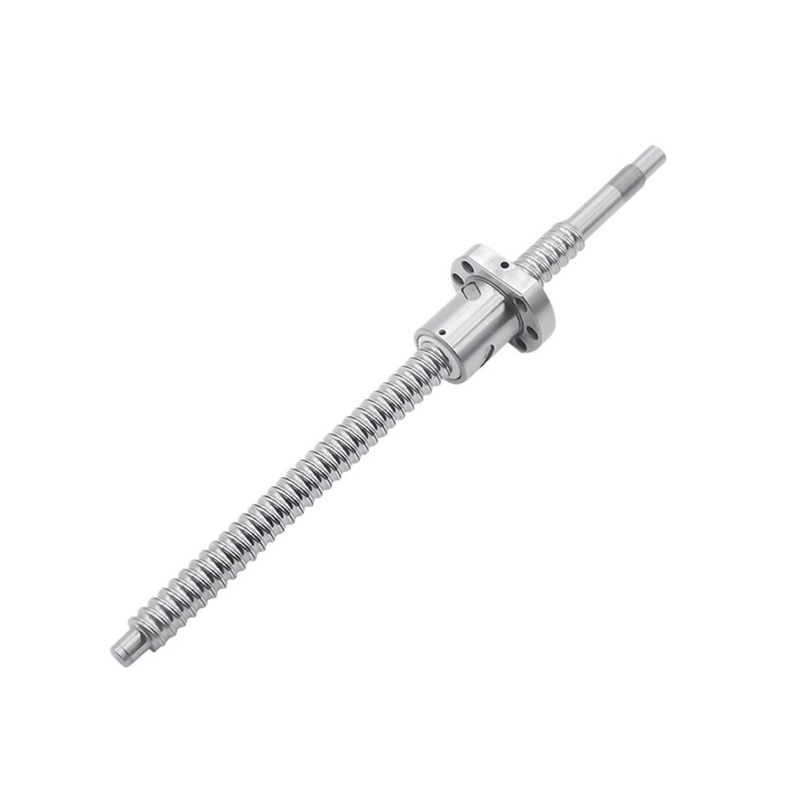 bexen Screw Stainless Steel Ball Screw Ball Screw Set Screw Nut Guide SFU1205-2505+ SFS Nut Length 1200-2550mm (Processed) (Color : 1205 Processed, Size : 2000mm)
