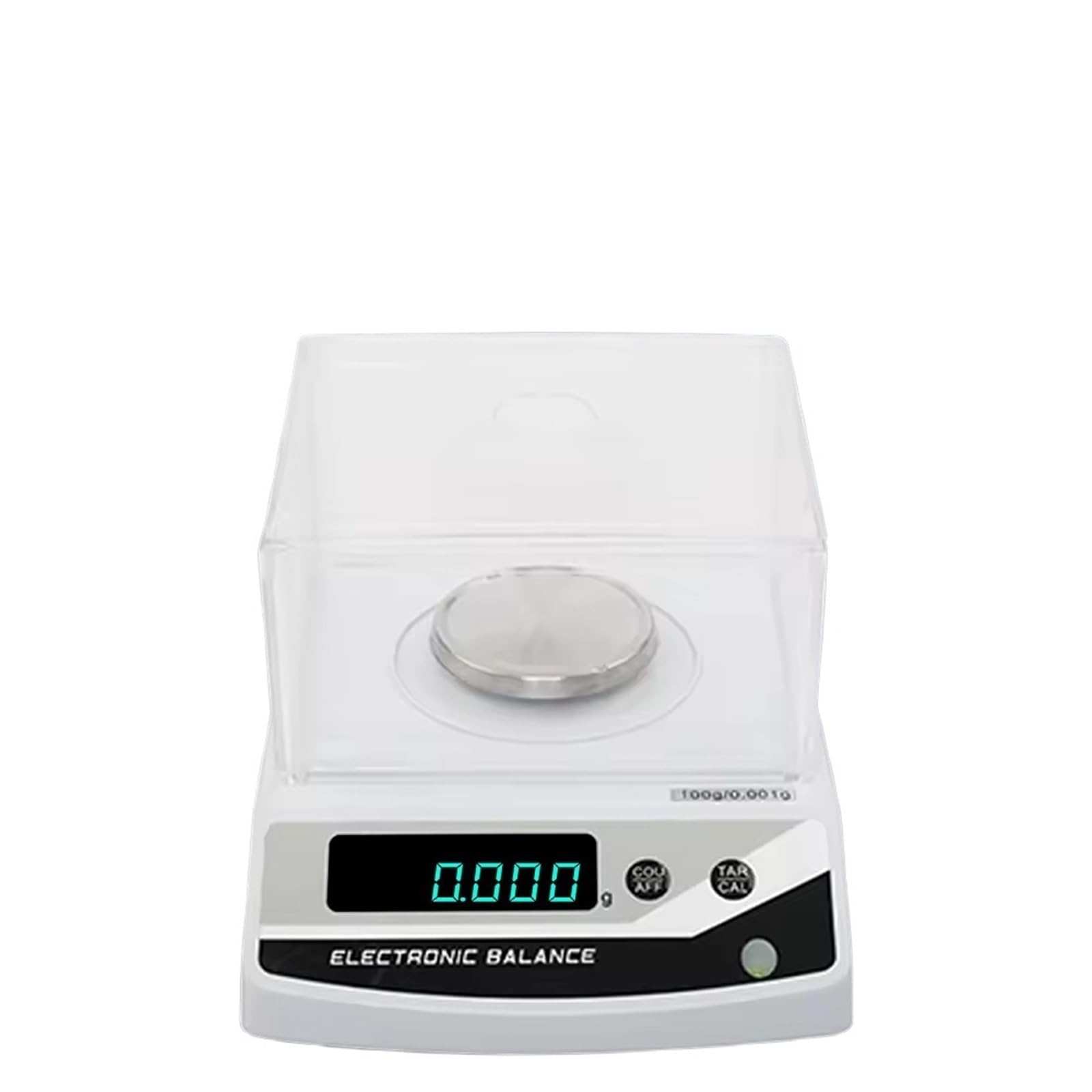 Básculas digitales de laboratorio, Báscula electrónica de alta precisión for laboratorio, con pantalla digital de 300 g/0,01 g, 100 g/0,001 g, 600 g/0,01 g y 2 kg/0,01 g.(100g 0.001g)