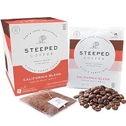 Steeped Coffee Single-Serve Packs - Just + Water - Direct