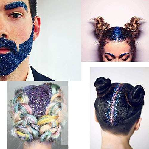 LABOTA 12 Boxen Glitzer Für Gesicht Körper Glitzer, Glitzer Sequin Chunky Glitter für Gesicht Nägel Augen Lippen Haare… – Bild 7