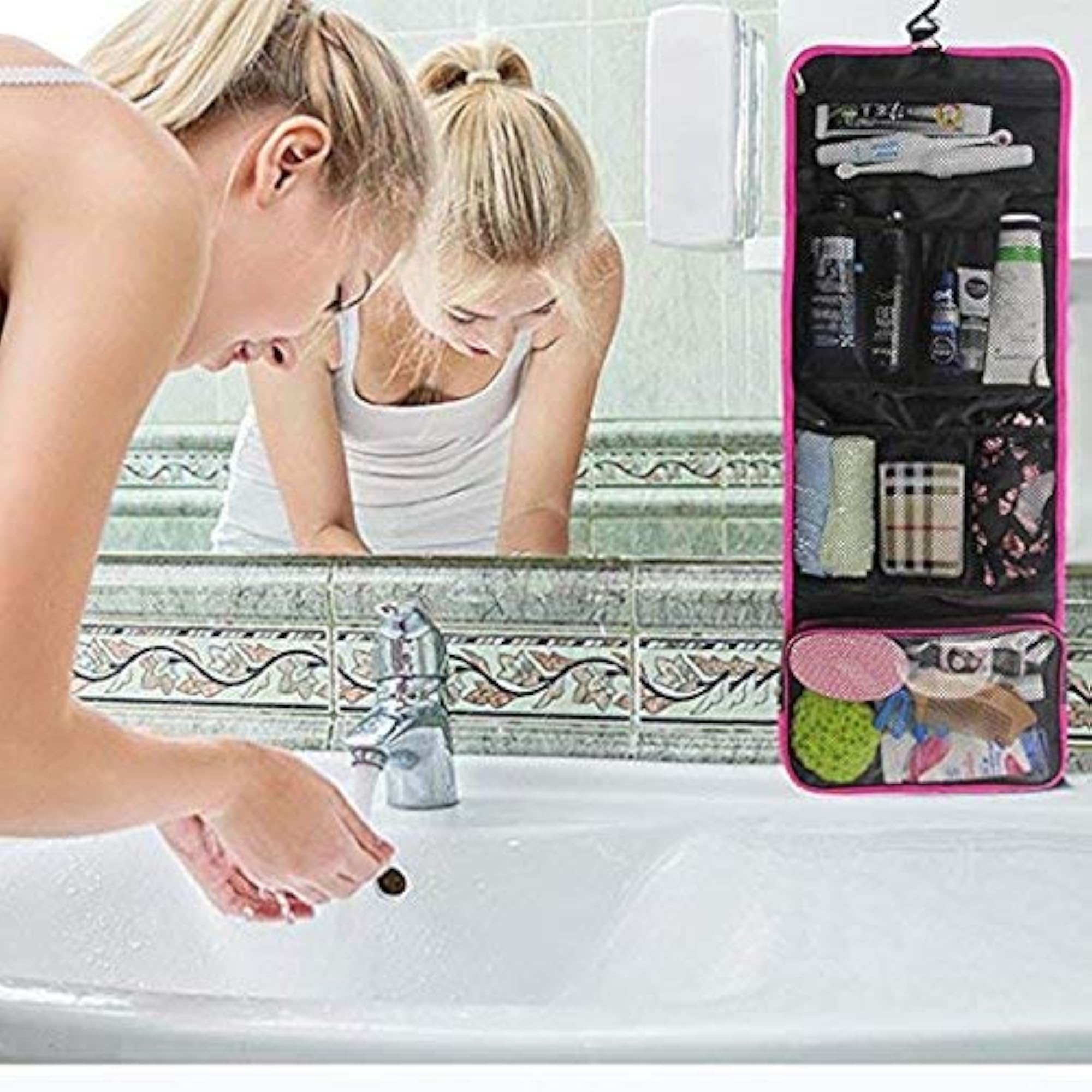 Multi Functional Women Cosmetic Travel Handbag Organizer