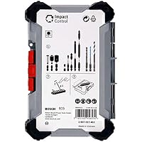 Bosch 35x PRO Impact Mixed Set, Amazon Exclusiv, 35-tlg. (für Beton, Weiche Fliesen, 108 x 168 mm, Professional Zubehör Bohrmaschine) – Ansicht 2