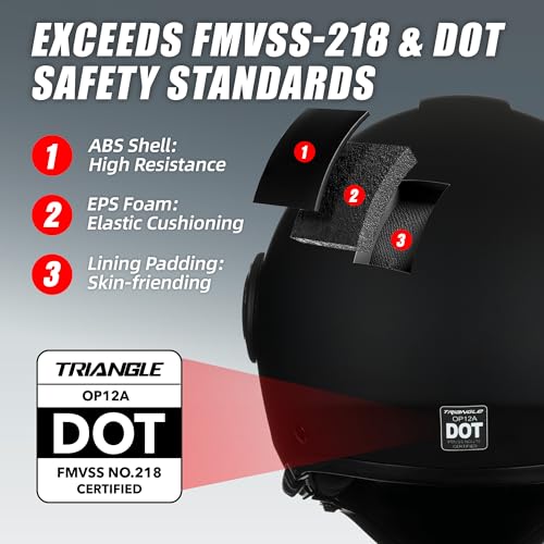 TRIANGLE Convertible Full Face Helmet