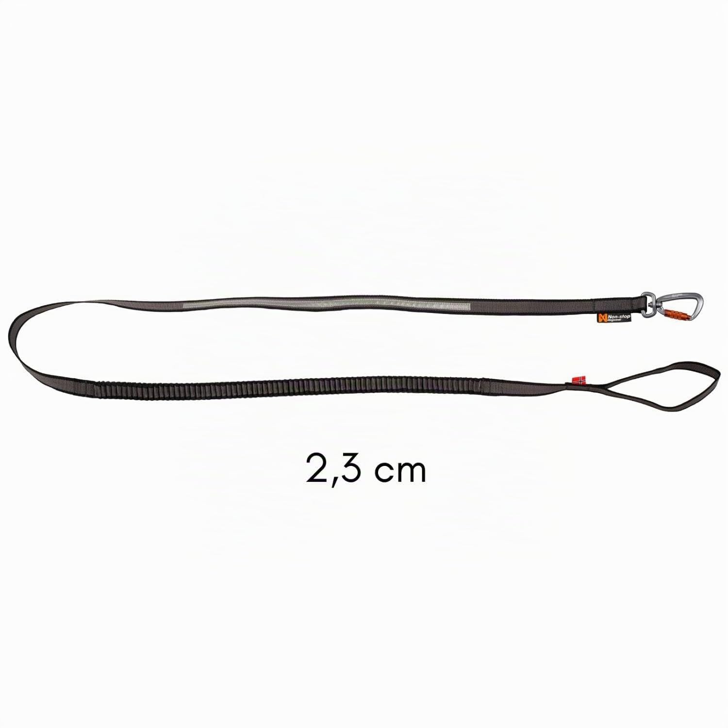 Non-Stop dogwear Bungee Leash 2,8m/23mm | 1539 Multitalent für alle Touren