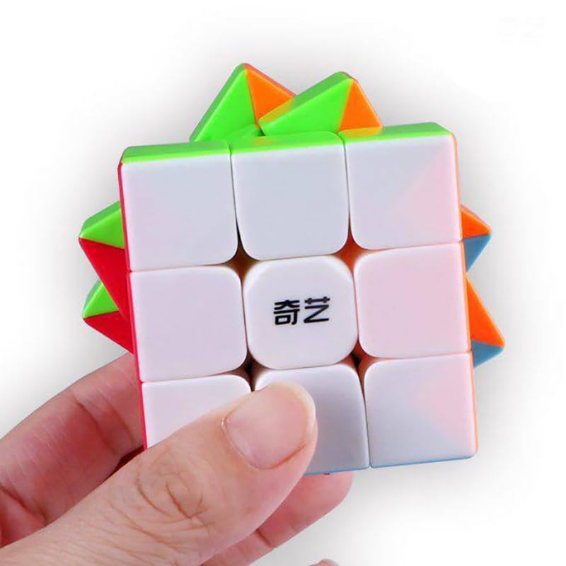 Image of HAWKISTER Qiyi Warrior S Cube 3X3 Stickerless Professional Speed Magic Cube Puzzle, For Kid