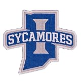 Desert Cactus Indiana State Sycamores Embroidered Iron On Sew On Patch (A)