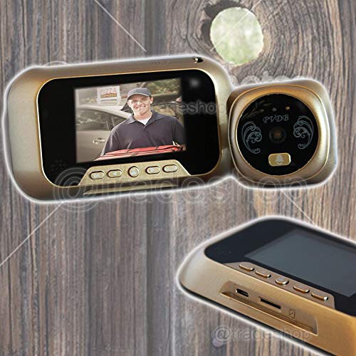 Peel Electrónico Para Puerta Con Pantalla Lcd Tf Camina De Cámara Bell En Oferta Trade Shop - Espón Eléctrico Para Puerta Con Pantalla Lcd Tf Card Cámara Campanilla