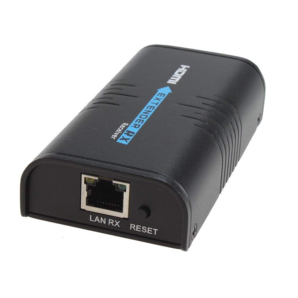 AGPTEK LKV373A HDMI 1080P Ricevitore per Estensore su CAT5E CAT6 LAN- Supporta 100-120M Larghezza di banda Ethernet Conforme HDCP, estende il segnale HDMI a TCP/IP