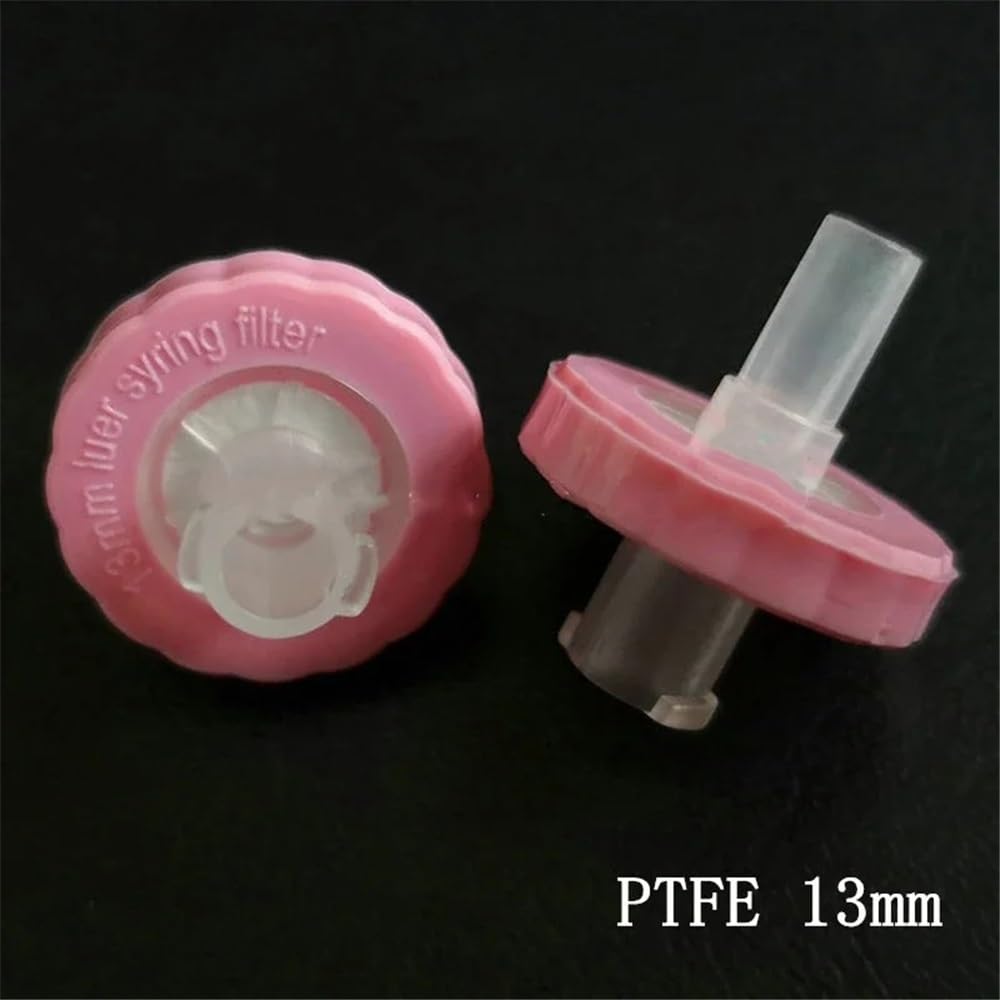 100 unidades de PTFE de laboratorio de 13 mm/25 mm con membrana de 0,22/0,45/1,2 um(25mm 0.22um)